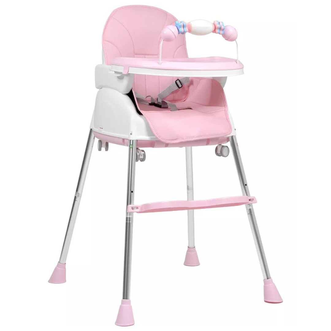 Silla Comedor para Bebé 4 en 1 Ajustable con Ruedas – Grow Plus