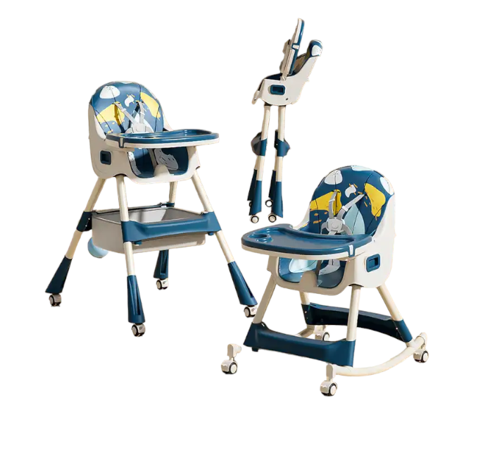 Silla Comedor Milo 2 en 1 con Mecedora y Ruedas