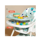 Silla Comedor Milo 2 en 1 con Mecedora y Ruedas