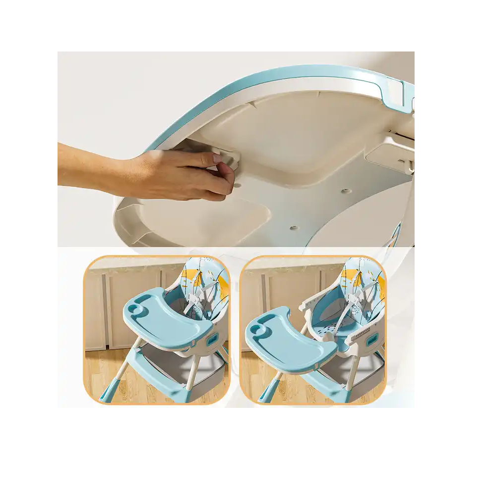 Silla Comedor Milo 2 en 1 con Mecedora y Ruedas