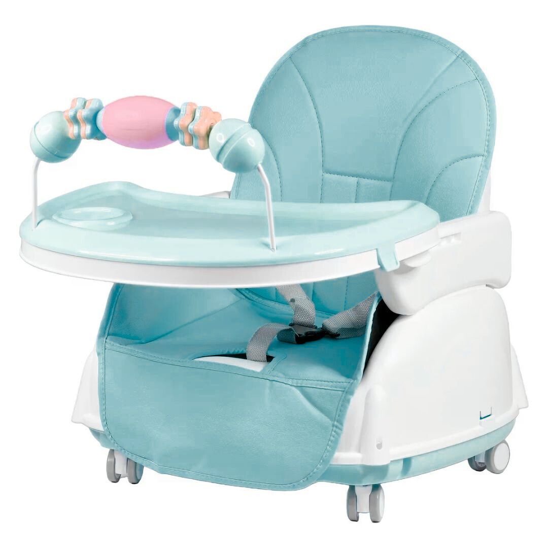 Silla Comedor para Bebé 4 en 1 Ajustable con Ruedas – Grow Plus