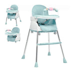 Silla Comedor para Bebé 4 en 1 Ajustable con Ruedas – Grow Plus