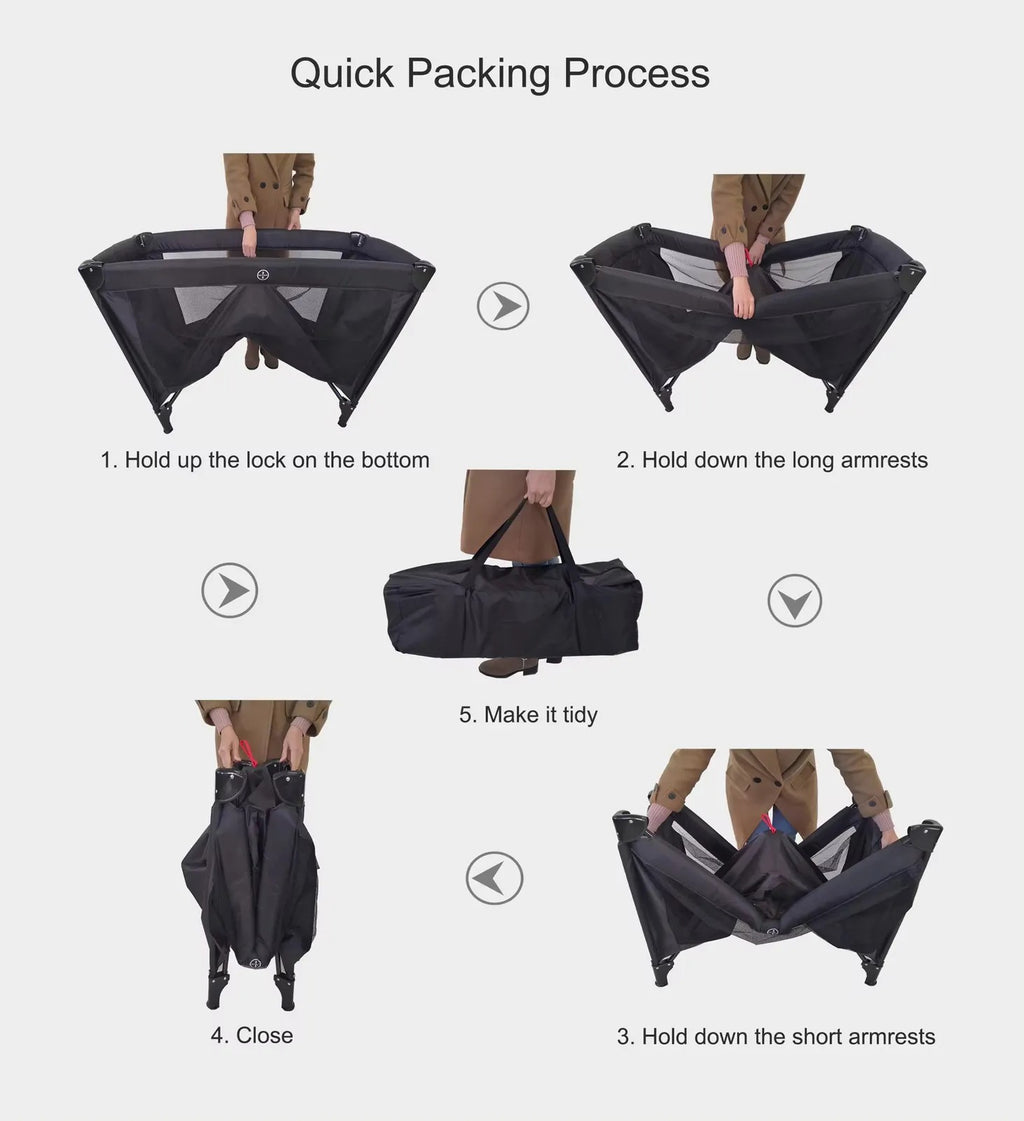 Cuna Corral Nexo Colecho con Toldillo y Ruedas