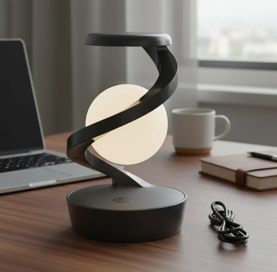 Lámpara LED Flotante 3D Helix