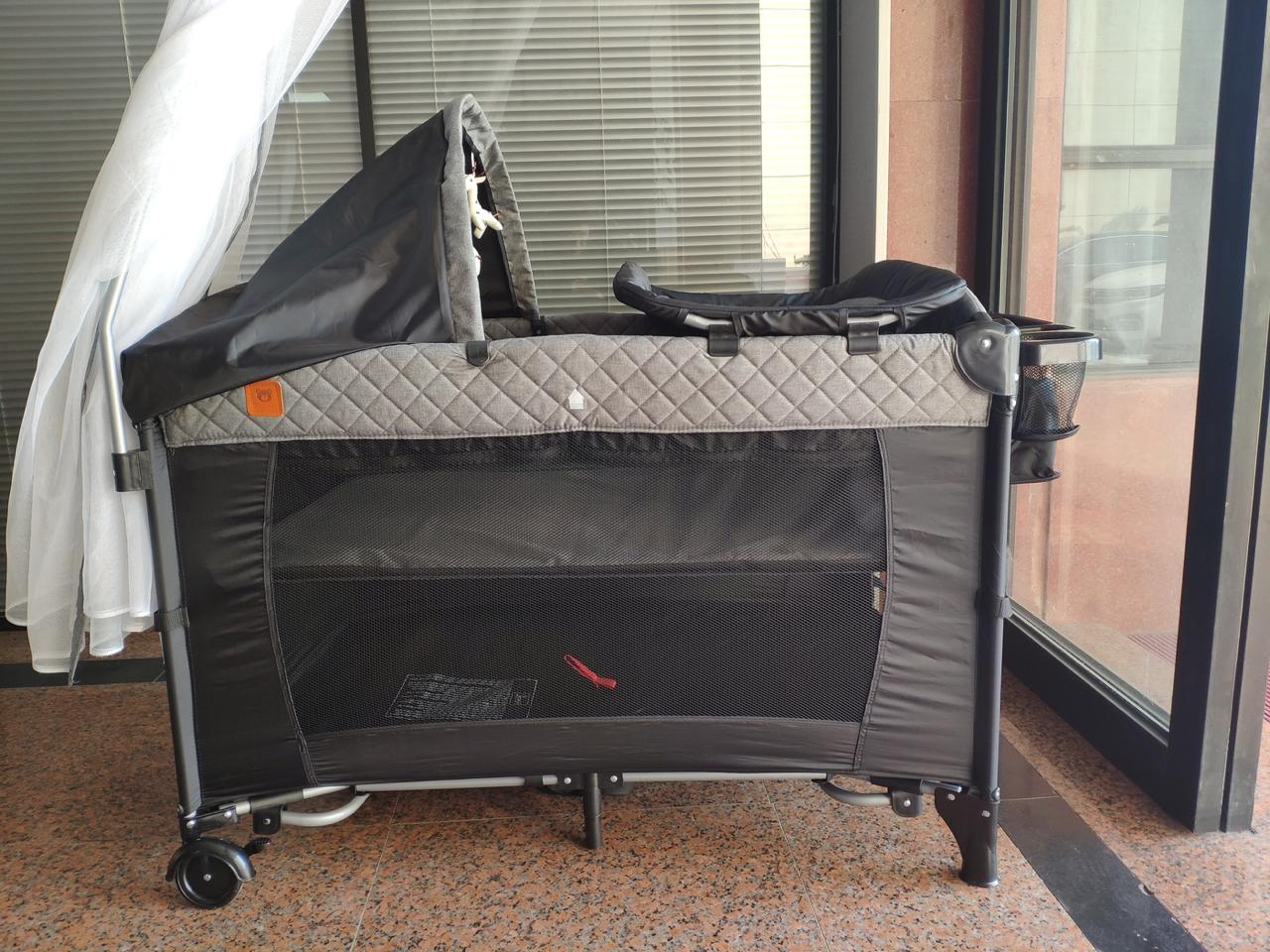 Cuna Corral Lior 3 en 1 con Toldillo y Accesorios