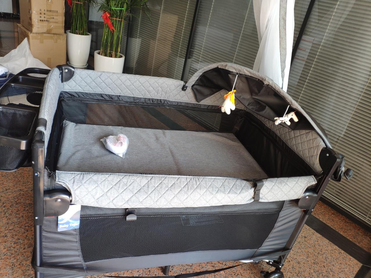 Cuna Corral Lior 3 en 1 con Toldillo y Accesorios