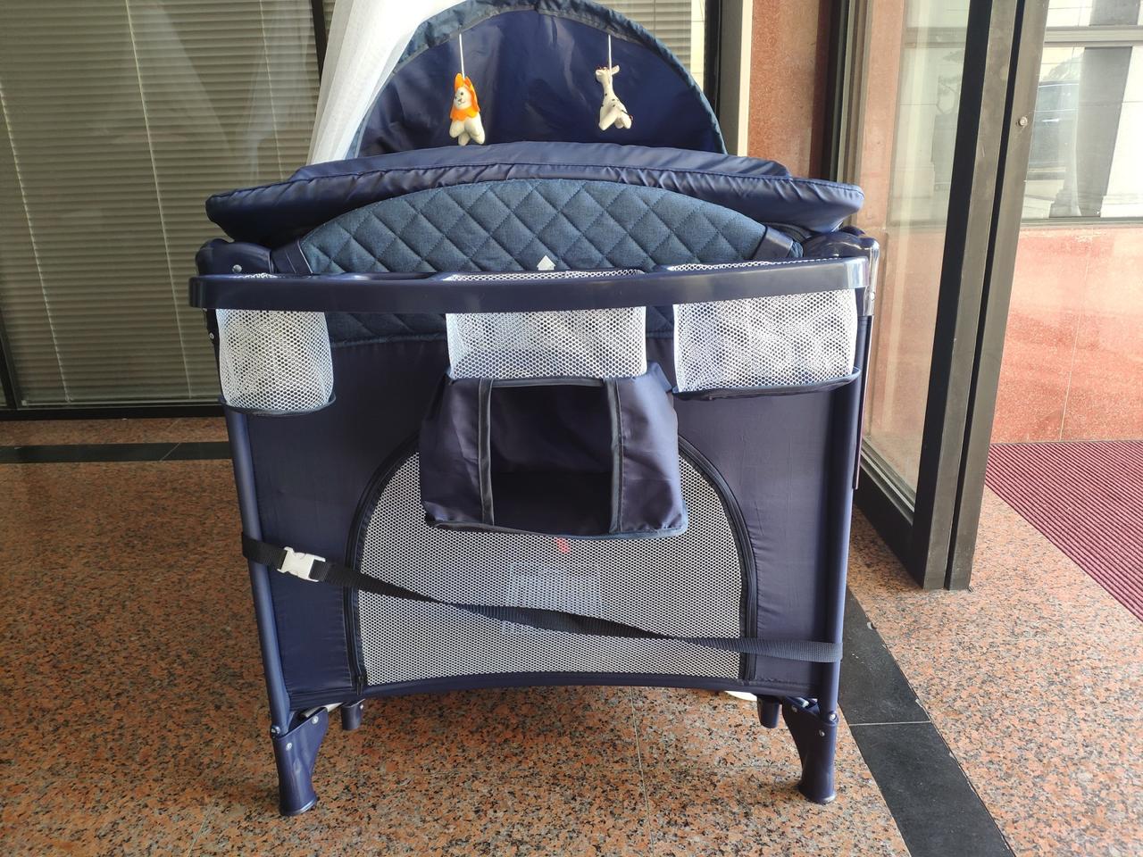 Cuna Corral Lior 3 en 1 con Toldillo y Accesorios