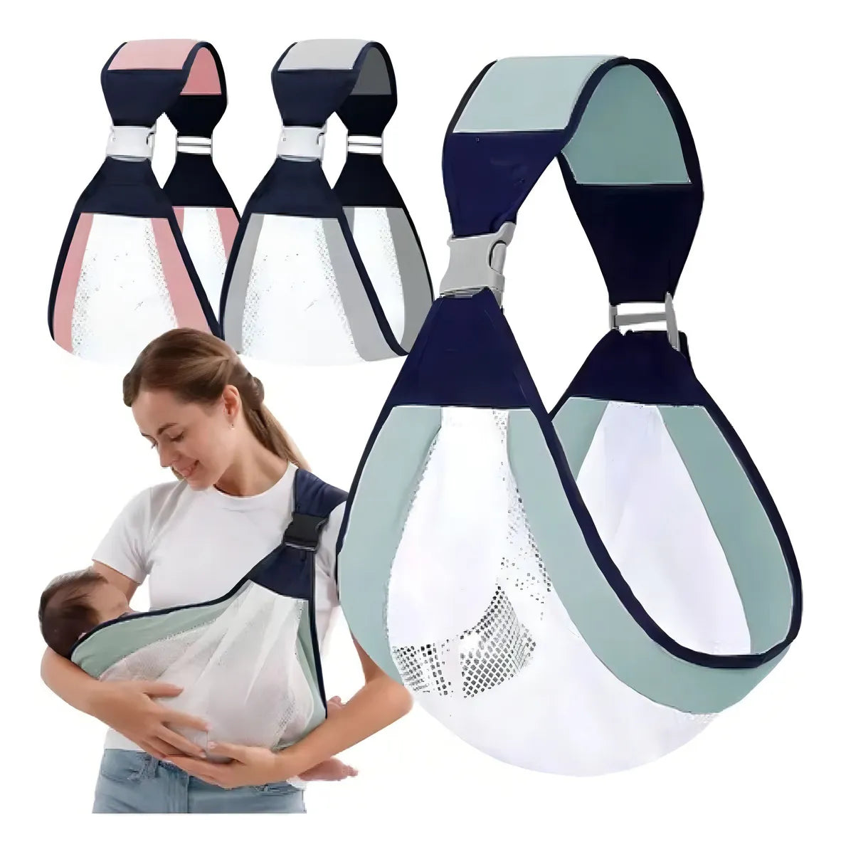 Cargador de Bebé Tipo Fular Ergonómico – Care Wrap