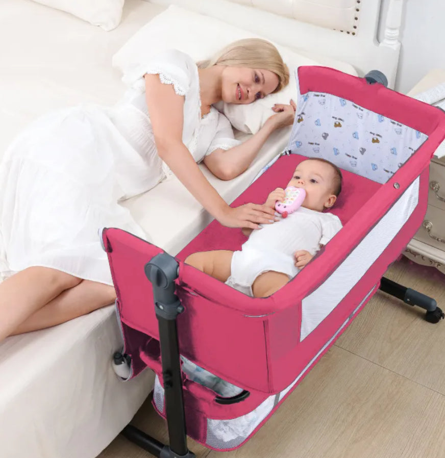 Cuna Colecho Sora Ajustable con Mecedora y Mosquitero