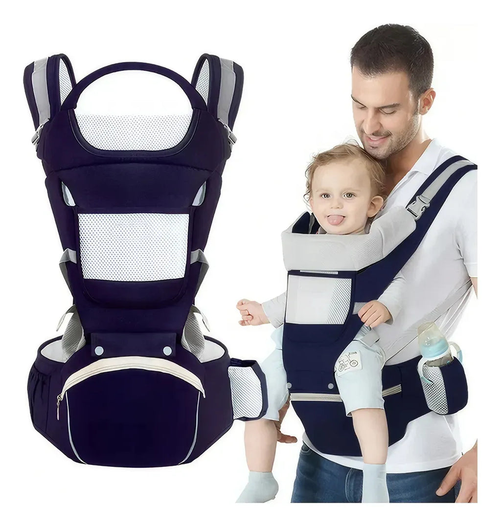 Cargador Ergonómico con Asiento y Soporte Completo – Comfort Max