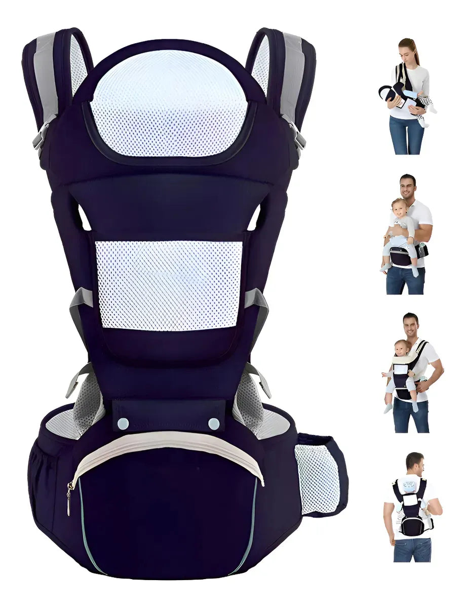 Cargador Ergonómico con Asiento y Soporte Completo – Comfort Max