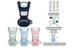 Cargador Ergonómico con Asiento y Soporte Completo – Comfort Max