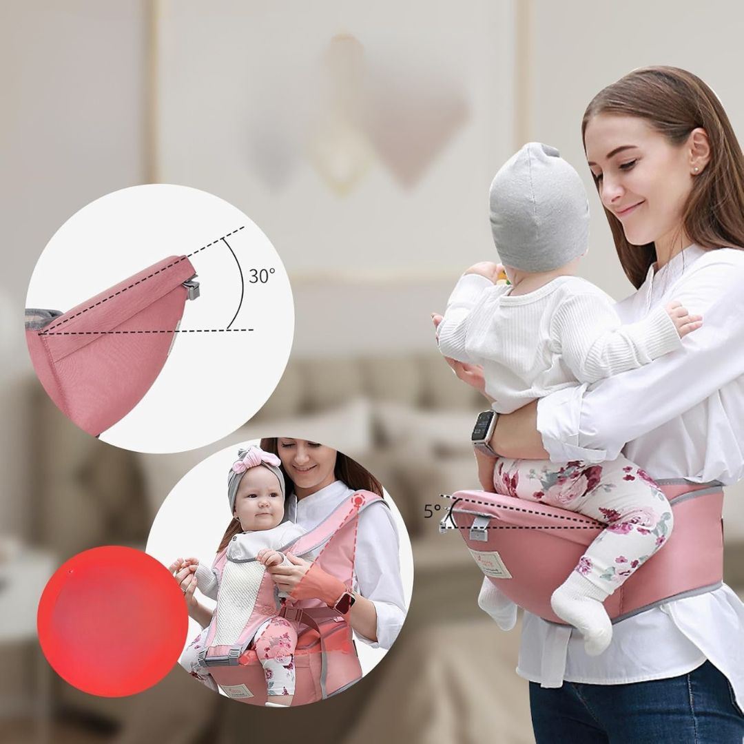 Cargador Ergonómico con Soporte Lumbar y Malla Transpirable – Comfort Flex