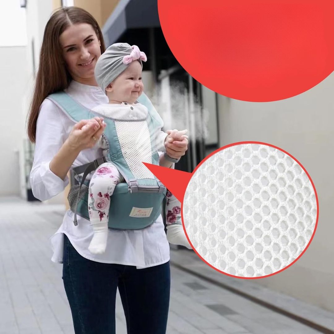 Cargador Ergonómico con Soporte Lumbar y Malla Transpirable – Comfort Flex