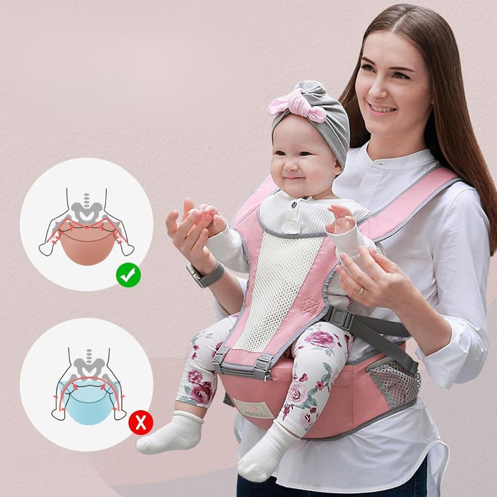 Cargador Ergonómico con Soporte Lumbar y Malla Transpirable – Comfort Flex