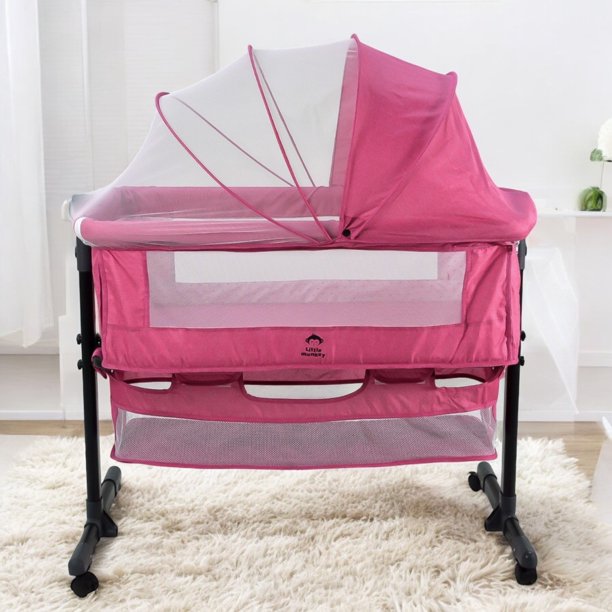 Cuna Colecho Sora Ajustable con Mecedora y Mosquitero