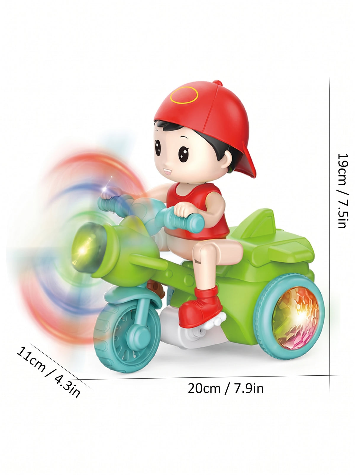 JUGUETE MOTOCICLISTA LUCES Y SONIDO / Power forward