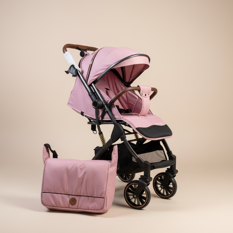 Coche de Bebé Ultraliviano Tipo Maleta con Accesorios – Travel Max
