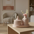 Set Decorativo Escultórico Rosea