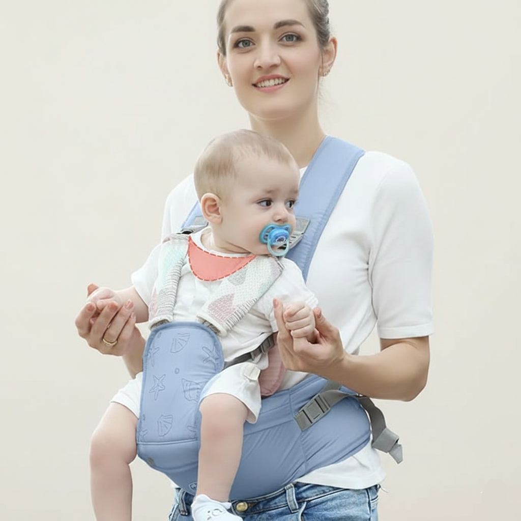 Cargador Ergonómico Multifunción para Bebé – Comfort Pro