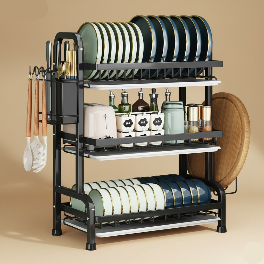 Escurridor de Cocina Metálico de Diseño Funcional
