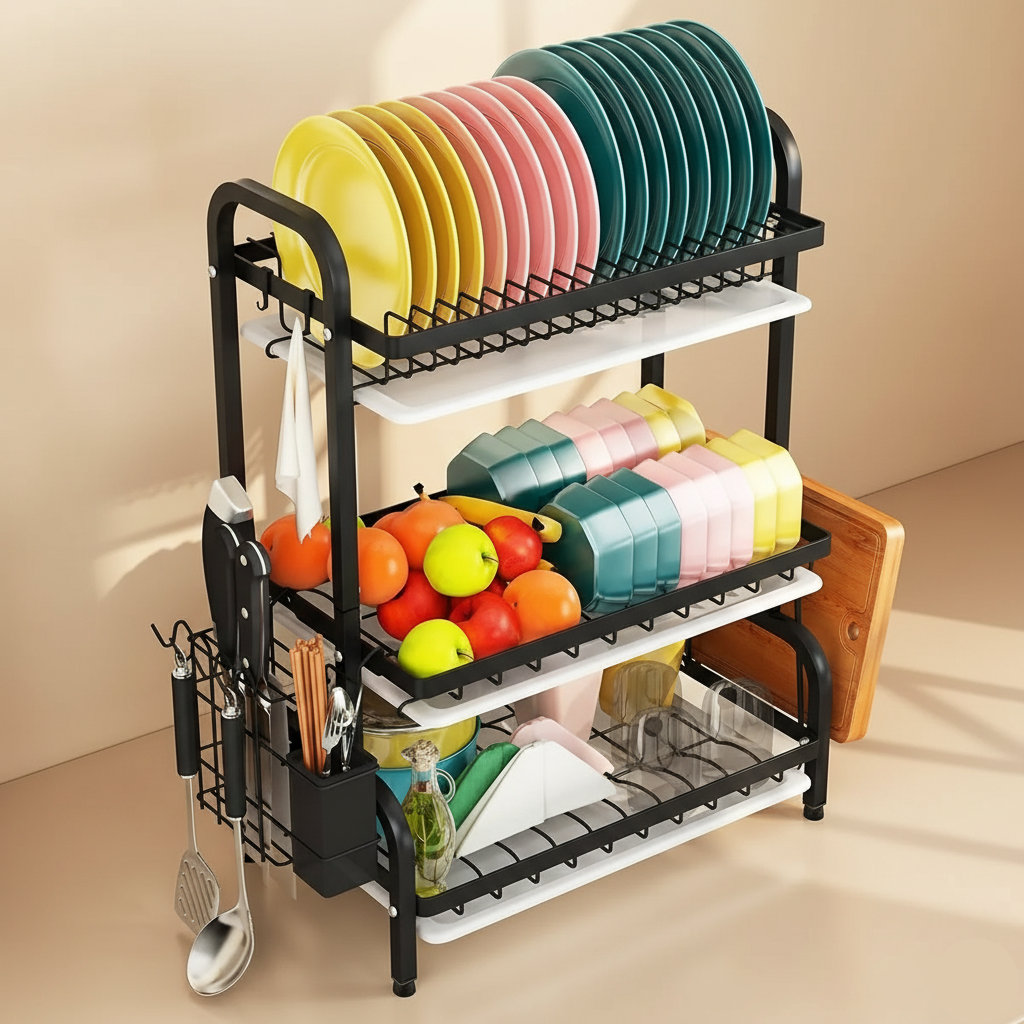 Escurridor de Cocina Metálico de Diseño Funcional