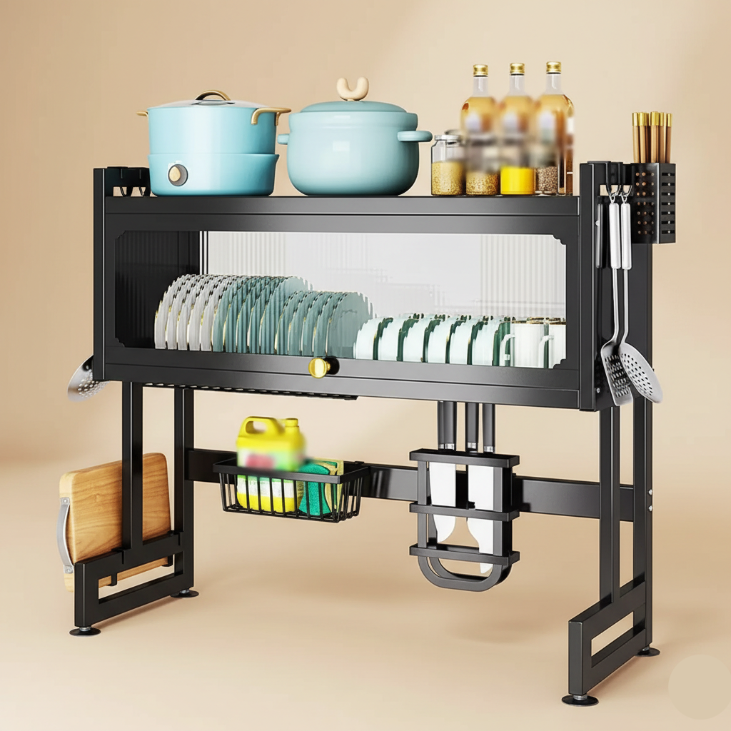 Escurridor de Cocina Multifuncional Metálico