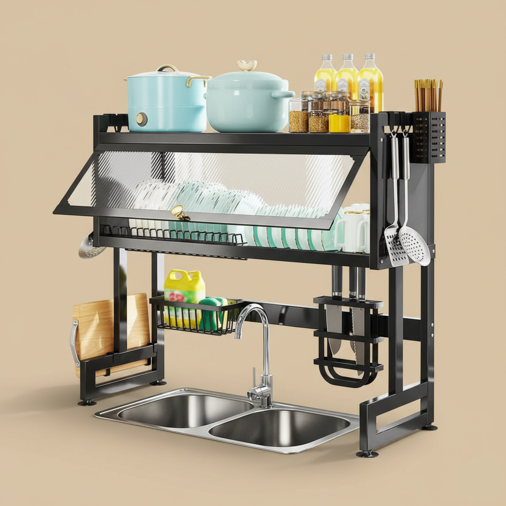 Escurridor de Cocina Multifuncional Metálico