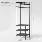 Organizador Esquinero de Ropa Arven