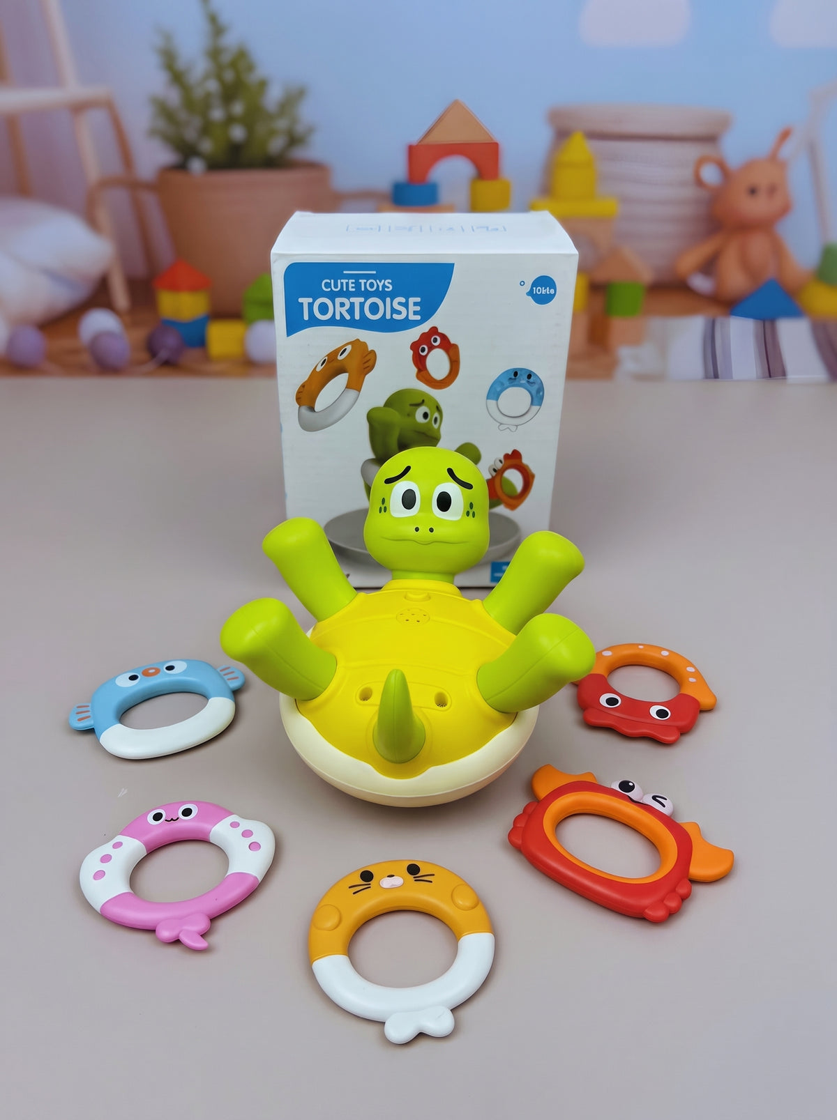 JUGUETE TORTUGA ROCIADORA/ juguete acuático con anillos