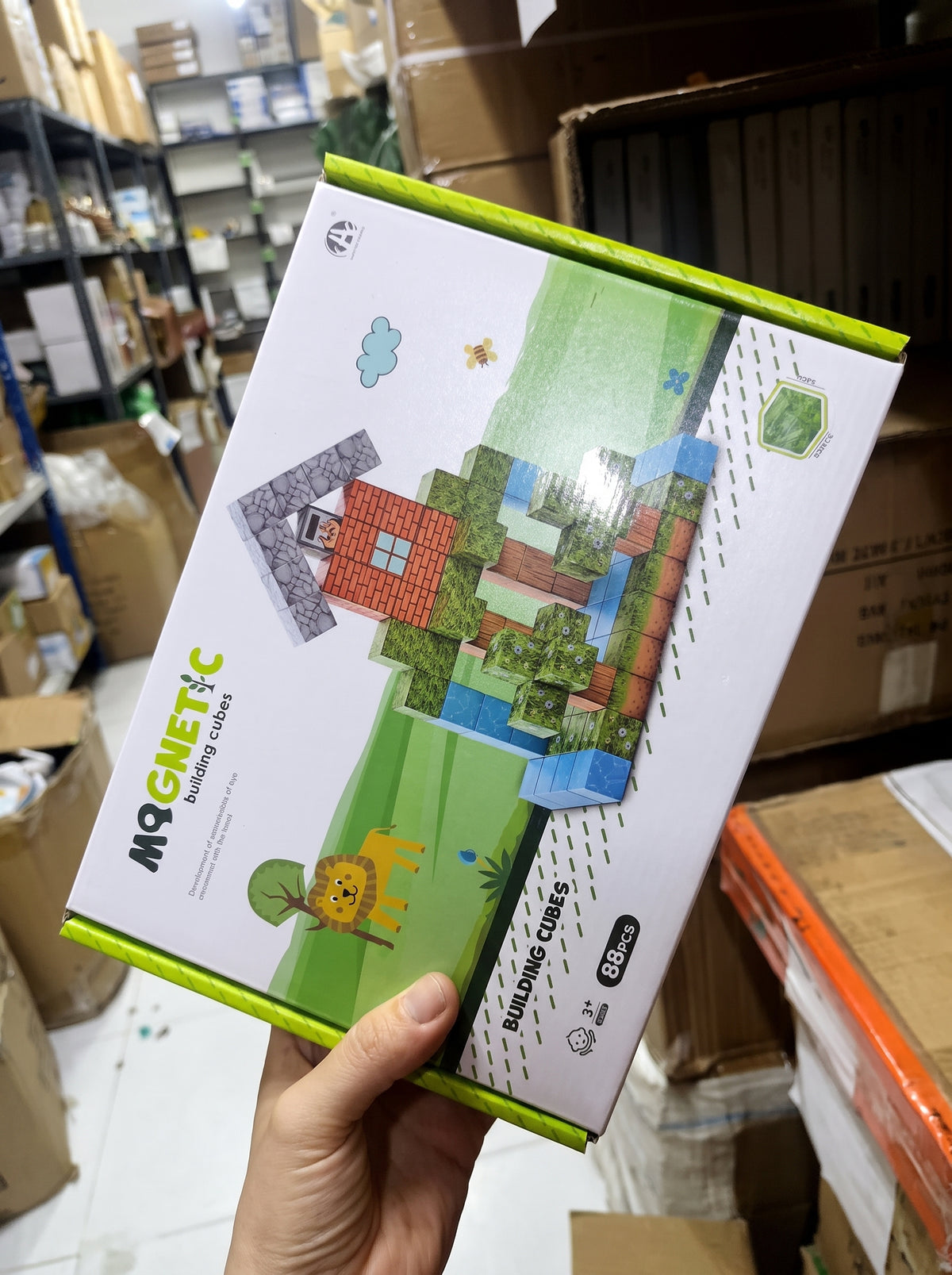 FICHAS MAGNETICAS MINECRAFT/ juego de construcción creativo