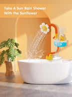 DUCHA PARA BEBÉ PATO Y FLOR/ baño divertido y relajante
