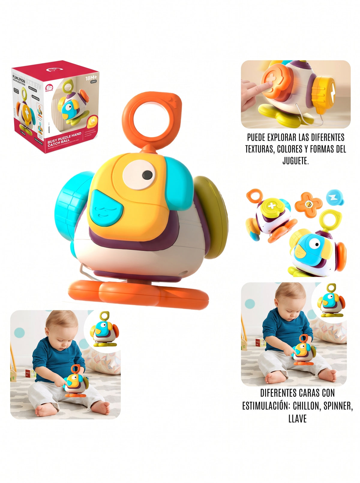 JUGUETE DIDACTICO MONTESORI / estimulación sensorial para bebés