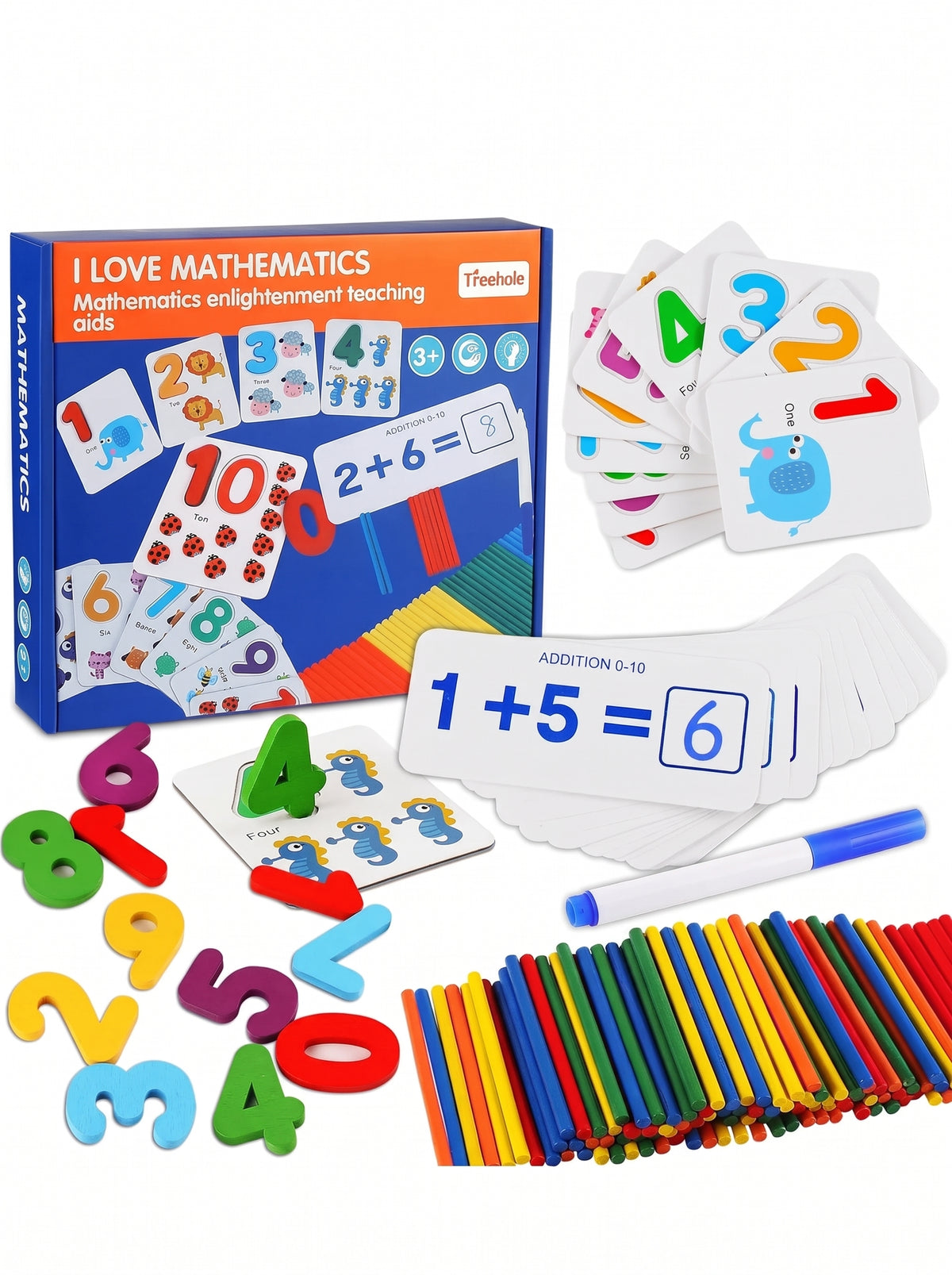 JUEGO MATEMATICO MONTESORI / aprende números y a contar